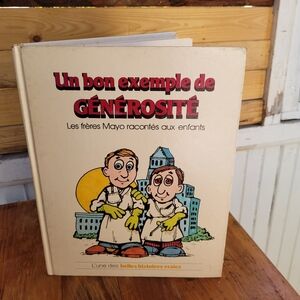 Un Bon Exemple De Génerosité Children's Book with Cartoon Cover